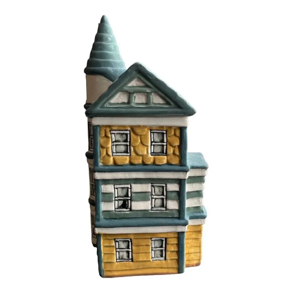 Vintage Van Hill Pottery Mansion Home Figurine